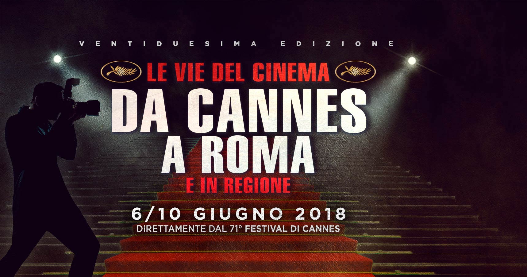 le vie del cinema da cannes a roma